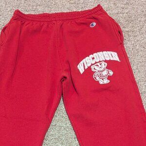 Vintage Champion Authentic Wisconsin Badgers Sweatpants